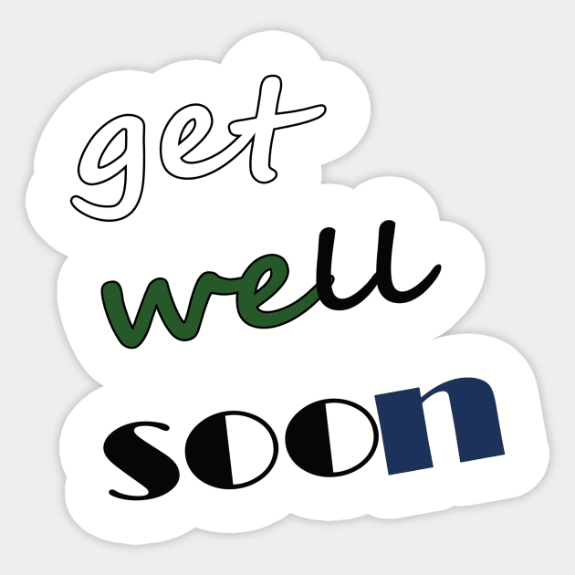 get well soon Sticker by ZapiumForza